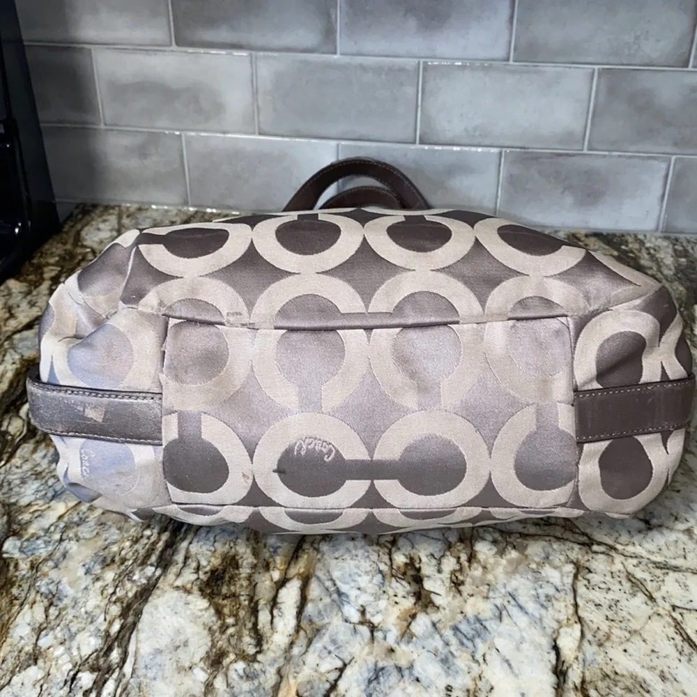 Coach Madison Maggie OpArt Silver, Gray